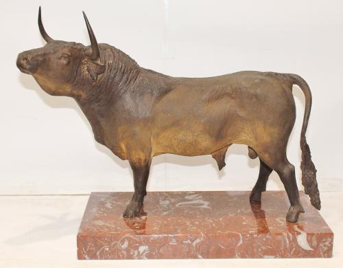 JOSE PUENTE JEREZ. "Ese toro". Bronce original. Ref. 136169