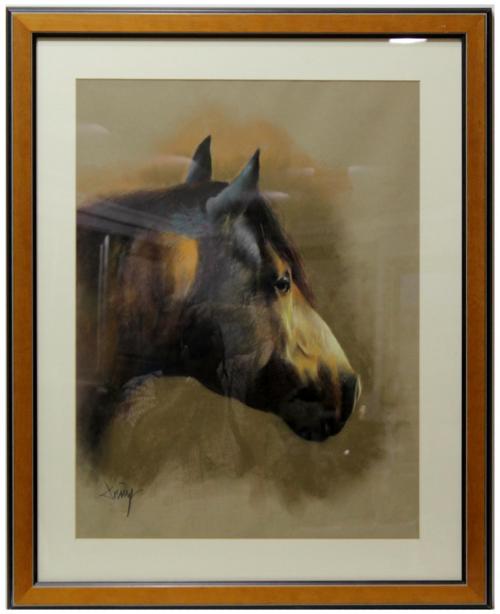 DOMINGO ALVAREZ. Cabeza de caballo. Ref. 138793
